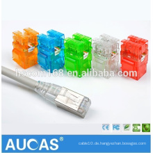 Taiwan Herstellung RJ45 Modular Jack Cat5e UTP Lan Kabel Wandheber RJ45